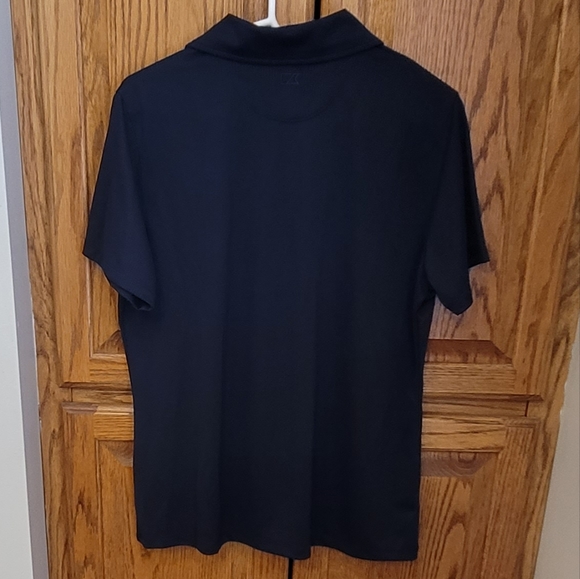 Cutter & Buck Women's Drytec Genre Short Sleeve Polo Navy Blue XL - Picture 2 of 3